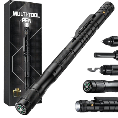 8 in 1 Multi Tool Pen with Compass